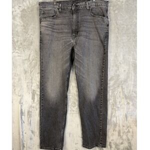 Levi's 505 Mens Jeans Dark Wash Straight Leg W40 L32 Cotton